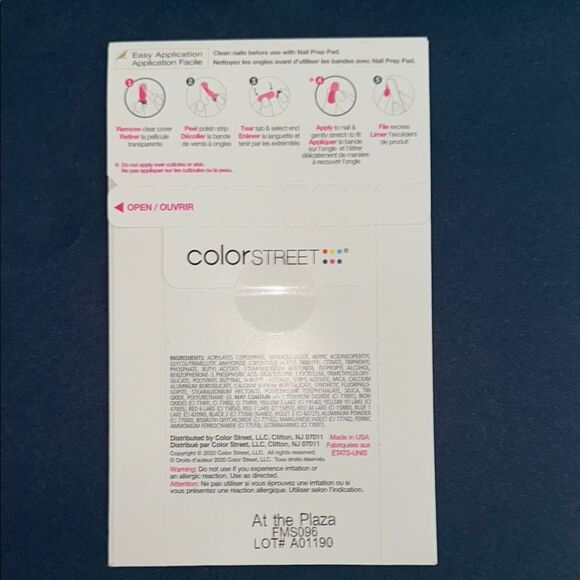 At The Plaza Color Street Blush Nail Polish Strips - Picture 7 of 7